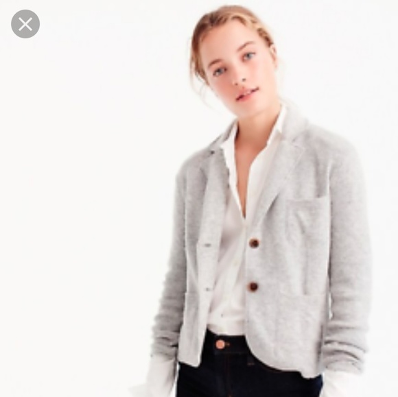 J Crew Cropped Knit Blazer | Poshmark